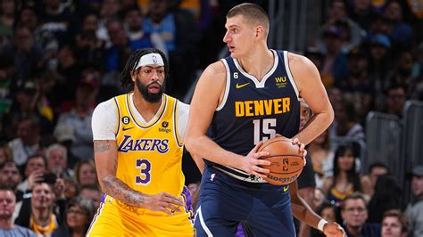 Western Conference First Round. Los Angeles Lakers over Denver Nuggets (4-3) Series Stats. Game 1. Sun, April 29. Denver Nuggets. 88. @ Los Angeles Lakers. 103.